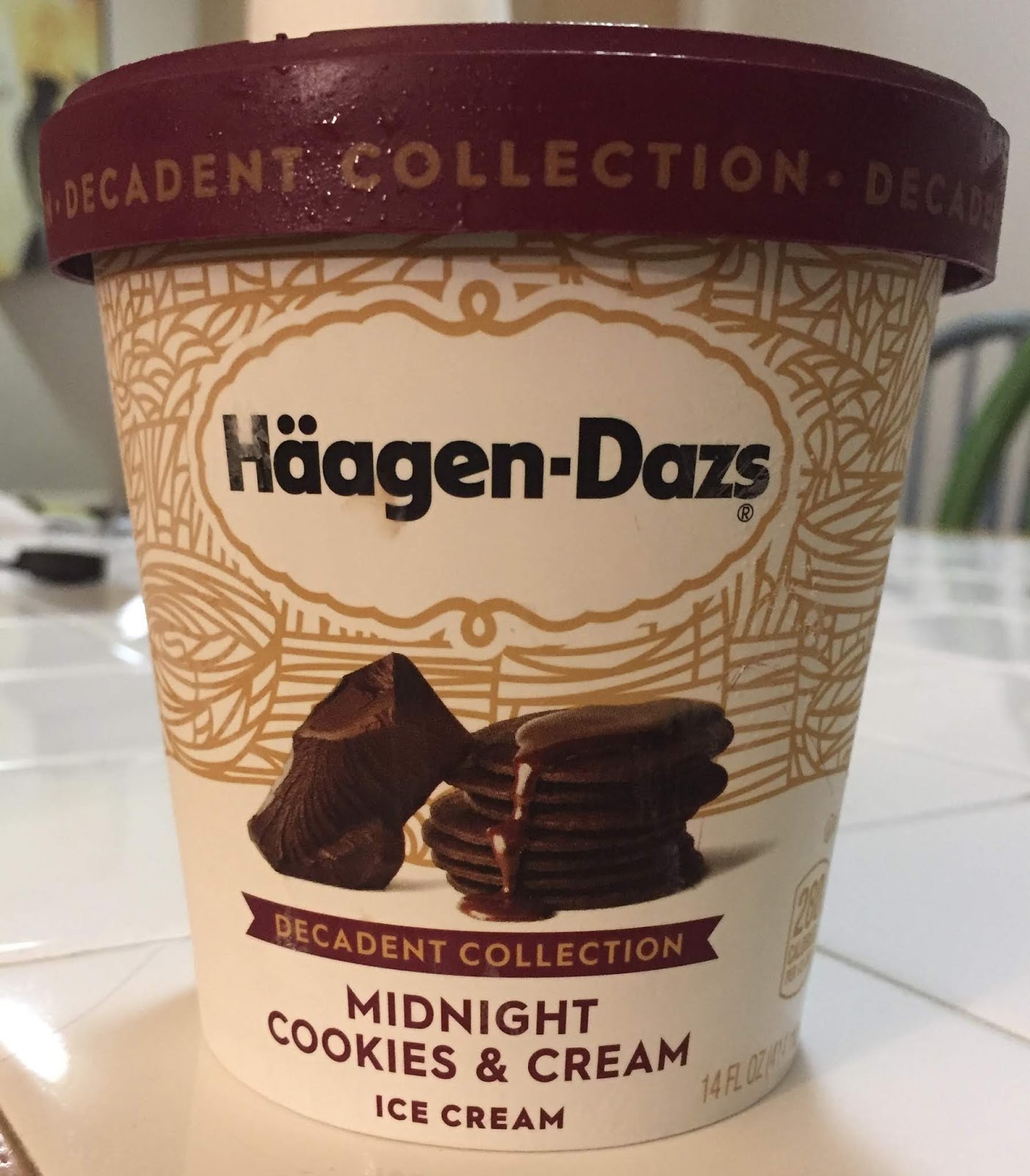 Haagen Dazs Decadent Collection Midnight Cookies And Cream