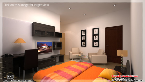 Master bedroom interior