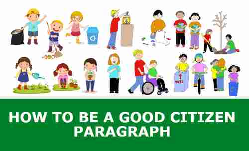 How to be a good citizen paragraph