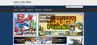 Johny Coba Dulu Blogger Template