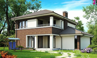 Model rumah minimalis 2 lantai