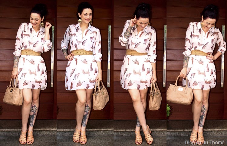 LOOK DRESS VESTIDO GATA BAKANA E BOLSA FORUM1