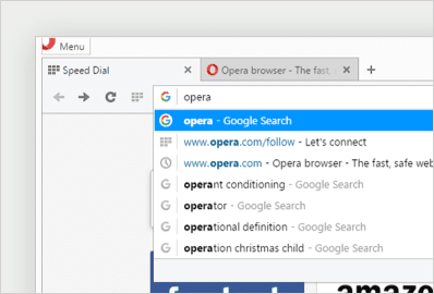 Opera Search Engine