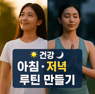 건강한 아침·저녁 루틴 만들기