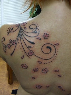 Upper Back Japanese Tattoos With Image Cherry Blossom Tattoo Designs Especially Upper Back Japanese Cherry Blossom Tattoos For Female Tattoo 2