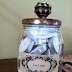 A repurposed sauerkraut jar! DIY