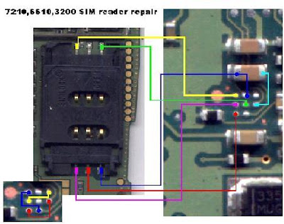 Labels: NOKIA 7210/6610/3200 sim reader repair