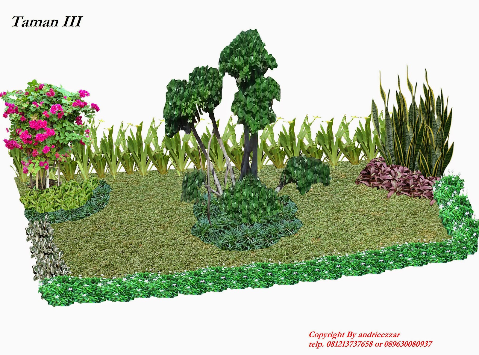 Contoh Desain Taman Minimalis Gambar Taman Minimalis Berbakat