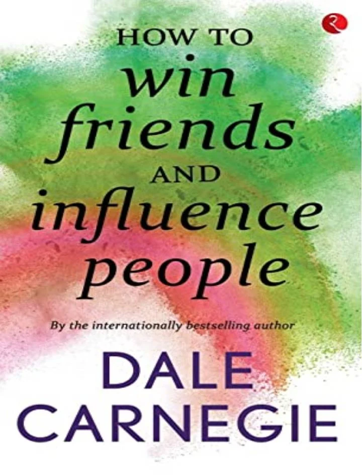 Cover Page For Entrepreneurs Book Named How To Win Friends And Influence People