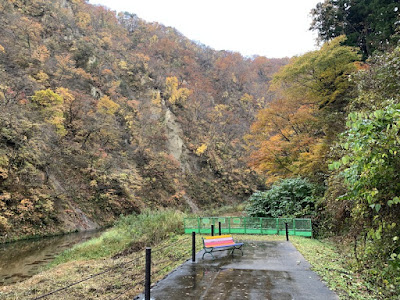 遊歩道の行き止まり