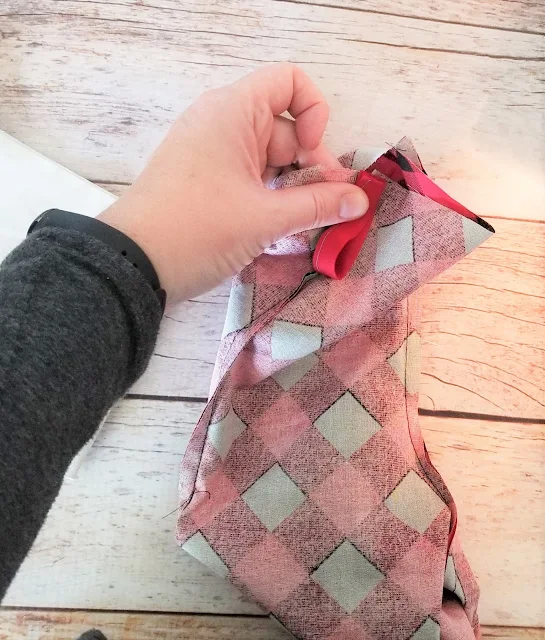 how to sew a christmas stocking