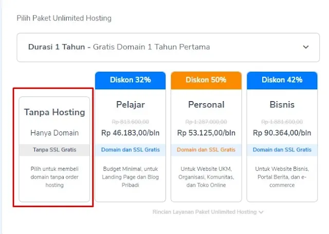 Cara Beli Domain di Niagahoster