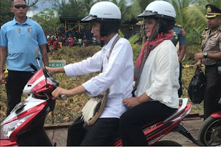 Inilah motor listrik yang dipakai Jokowi saat blusukan ke Papua.