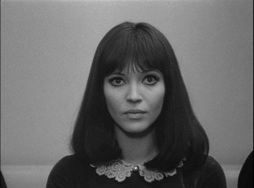Anna Karina's classic look specifically the hair found in all of 