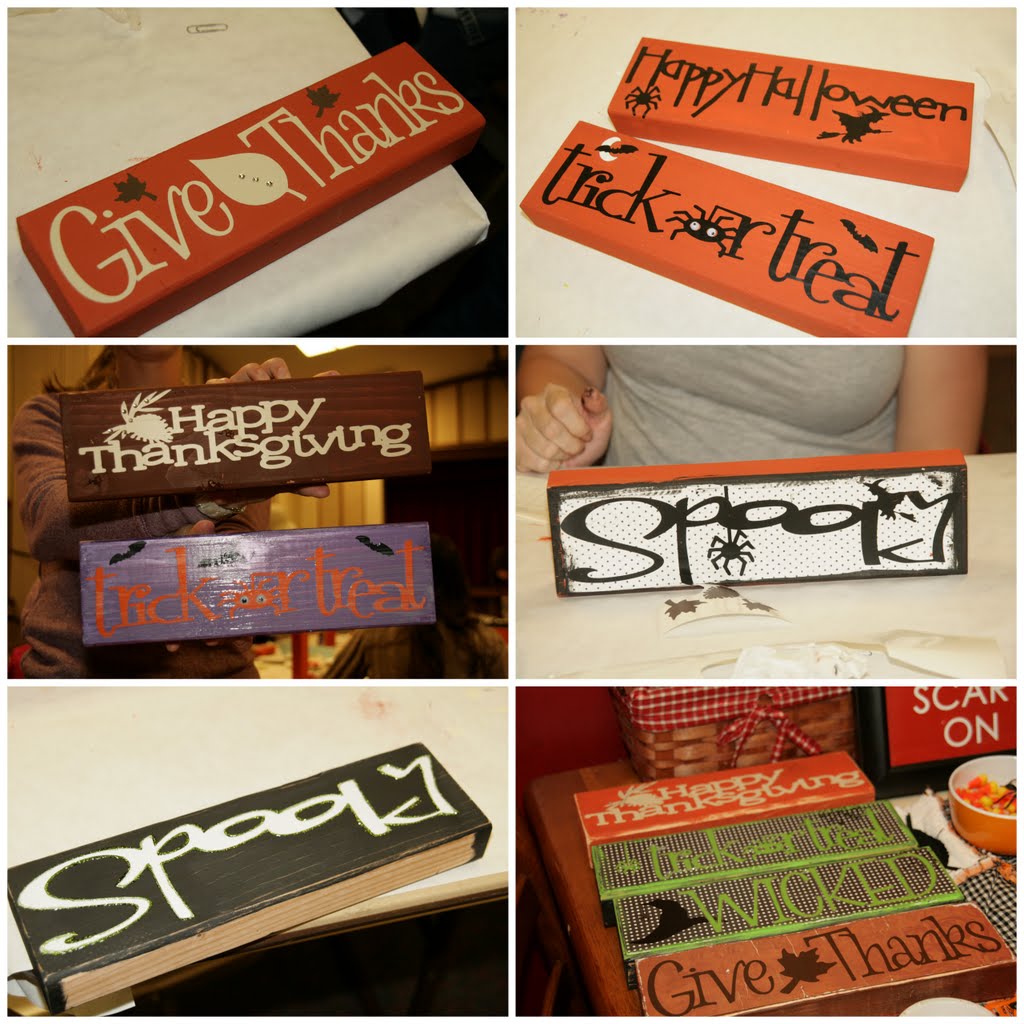 Crafts reDesigned: Reversible Fall Wood signs