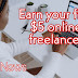 Earn your first $5 online freelancer