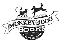 Monkey and Doge Books logo, Fort Worth