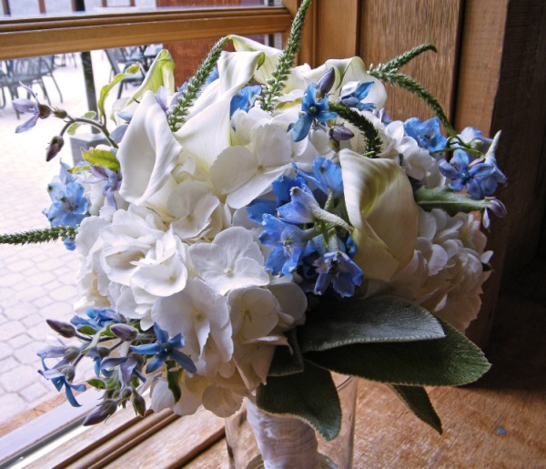 This bridal bouquet was filled