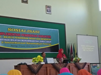 Sosialisasi Implementasi Pendidikan Karakter, Dikdasmen PWM JATIM