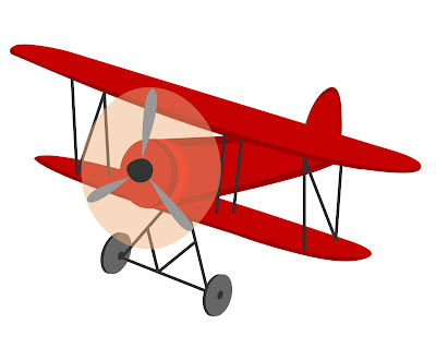abstract airplane clipart 