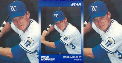 Brad Hopper 1990 Baseball City Royals card