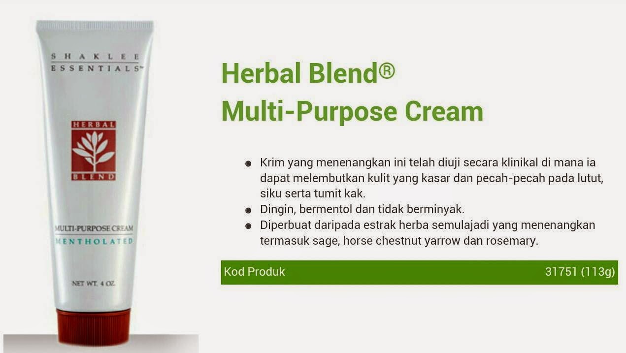 KENAPA HERBAL BLEND KRIM SANGAT SERBA GUNA?  Sihat dan 