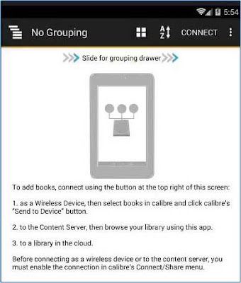 Calibre Companion screenshot - how to connect to a Cloud Storage?
