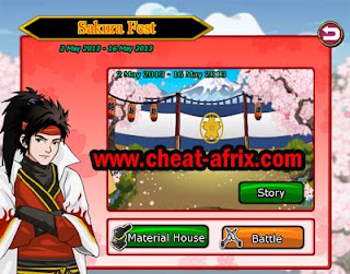 Cheat Sakura Fest 2013 Ninja Saga