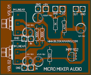 Cara membuat Mini Mixer audio Micro Komplit