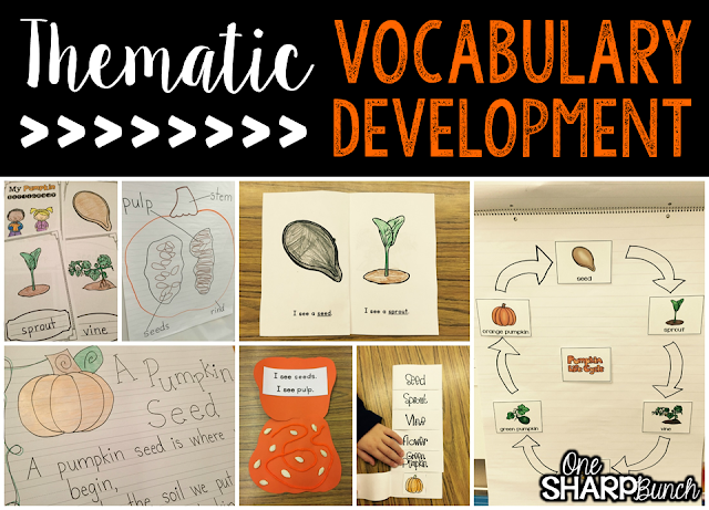 Vocabulary development made easy! Help build vocabulary using thematic words! Use anchor charts, poems, emergent readers, and more to make learning new vocabulary a breeze!