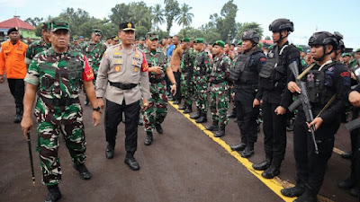 Polri Bersama TNI Siap Amankan Kunjungan Kerja Presiden RI di Sulawesi Utara