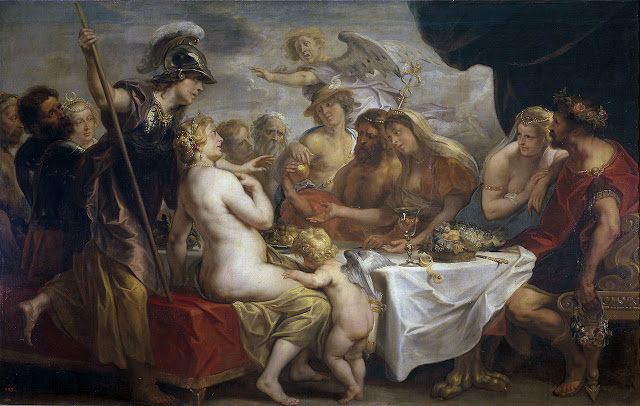 «Золотое яблоко раздора», (1633) Якоб Йорданс