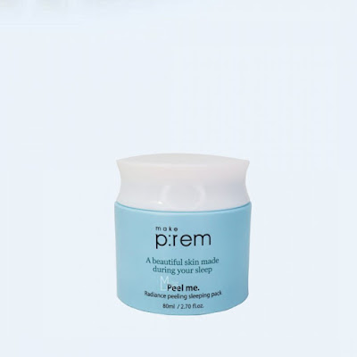 Maschera viso notte con PHA esfoliante p:rem Peel me Radiance peeling sleeping pack Maison Loo