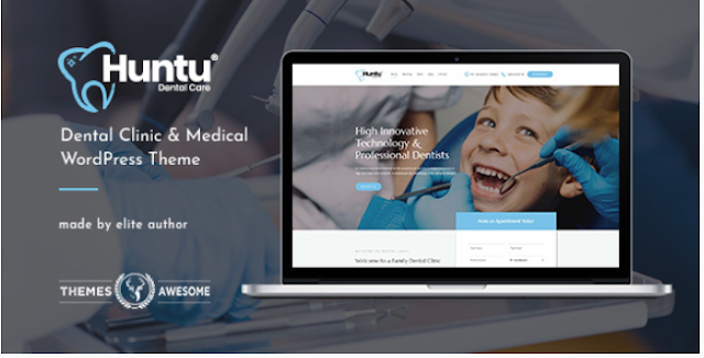 Huntu | Dental Clinic & Medical Responsive WordPress Theme