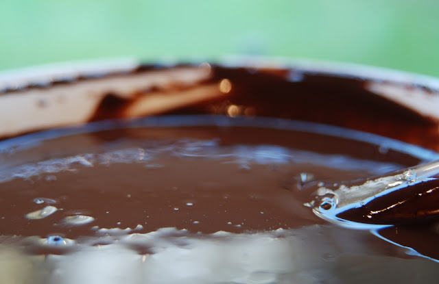 brownie maison chocolat caramel