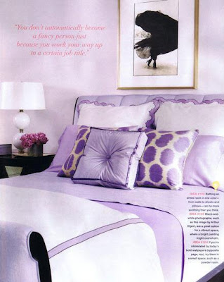 purple bedroom I've seen