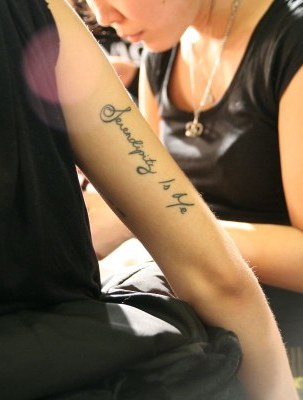 Women Inner Arm Tattoos Fashion for 2011