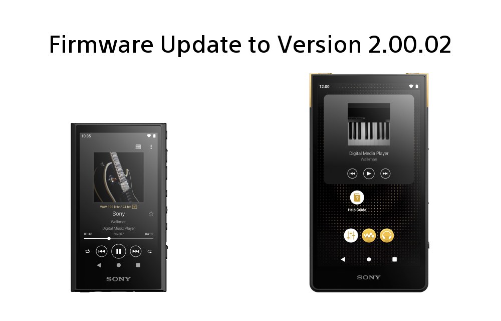 Sony NW-A300 ZX-700 Walkman Android 13 update