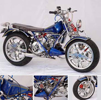 Modif Yamaha Mio to classic Style