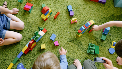 toys and children playing