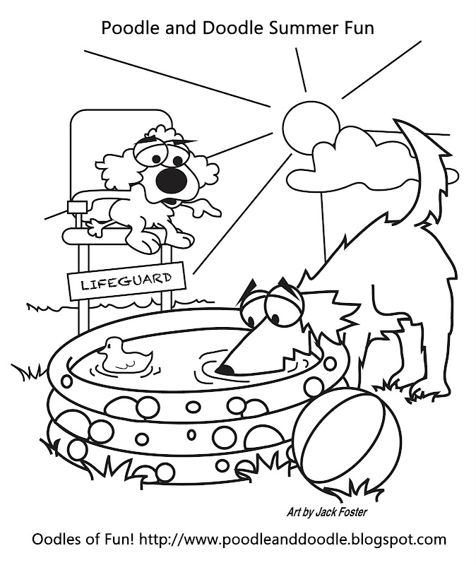 Oodles of Summer Fun - Coloring Page title=