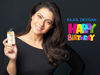 kajol birthday, heart touching smile image of current time for her birthday celebration