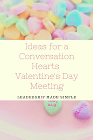 Ideas for a Conversation Hearts Valentine's Day Girl Scout Meeting
