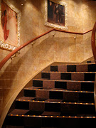 Staircase at the Carnival Miracle. (img )