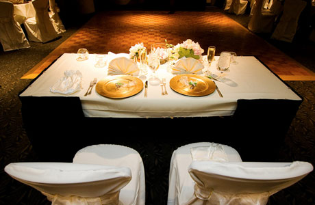 wedding decor for long table