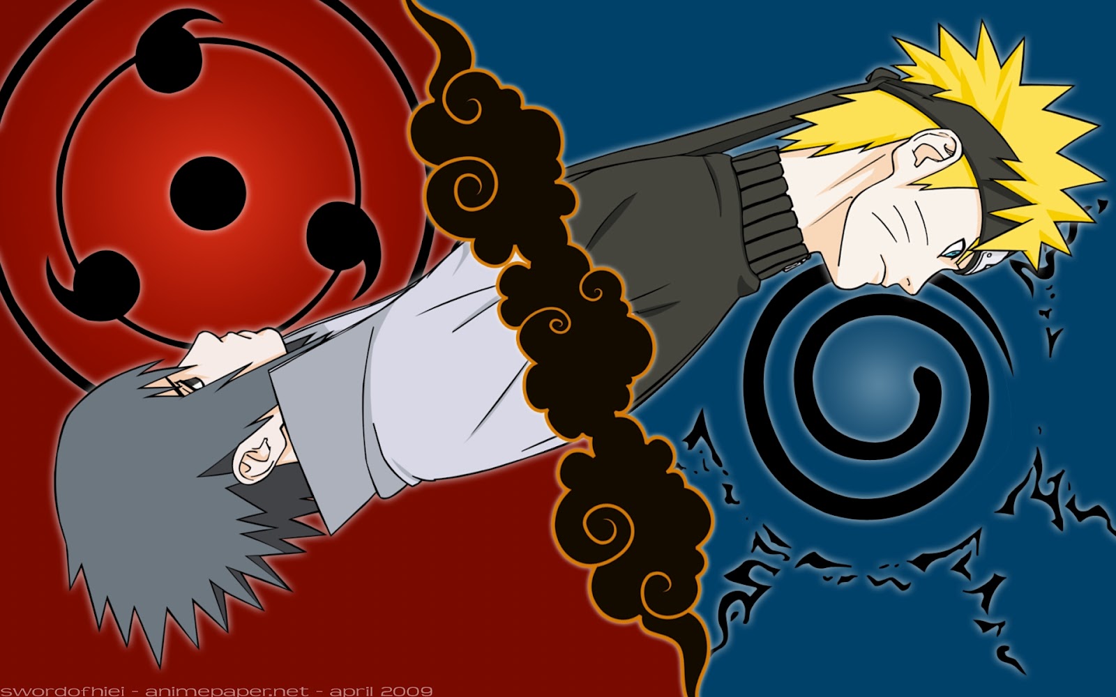 Wallpapers HD Naruto Uzumaki y Sasuke Uchiha