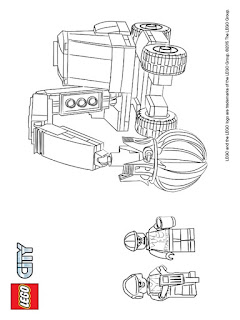 Desenhos do Lego City para Colorir