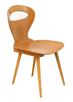 Chaise bistro Baumann, vintage années 60