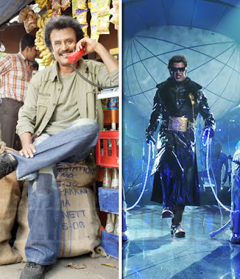 Endhiran and Shivaji - Rajini films