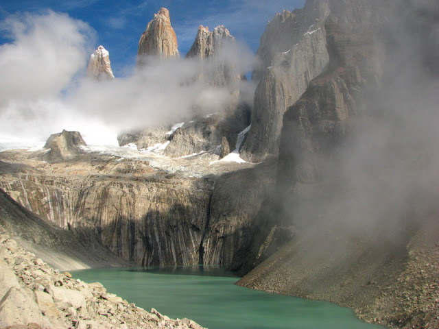 torres del paine lake patagonia chile